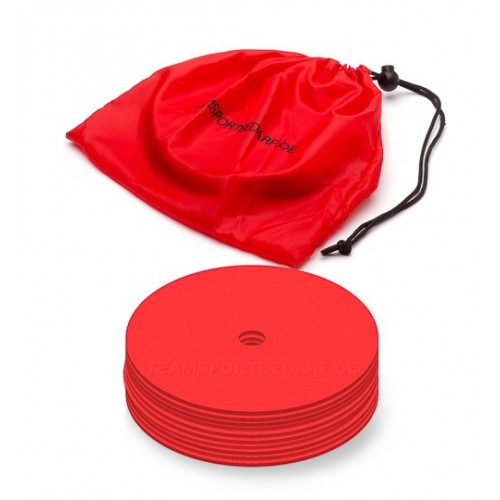 Marking discs ø 15,5 cm Set of 12 red