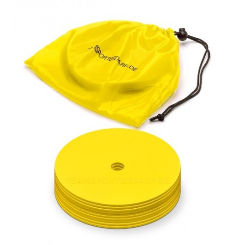 Marking discs ø 15,5 cm Set of 12 yellow