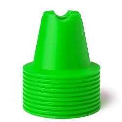 CONE SET 10 CM Green 10 pices