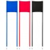 2 pices Slalom pole touch - Red 