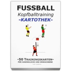 FOOTBALL training card library - "Kopfballtraining"