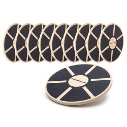 Balance board made from MDF wood 41 cm diameter – set of 10 pices