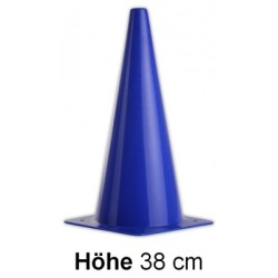 Cones in blue - Height: 38 cm