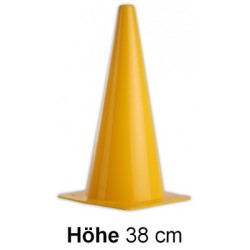 Cones in yellow - Height: 38 cm