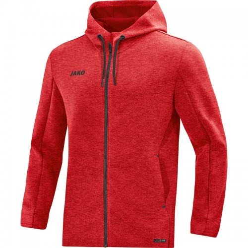 Jako Hooded jacket Premium Basics red