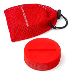                  Marking Discs ø 8,5 cm (9 colours) – Set of 10 Red