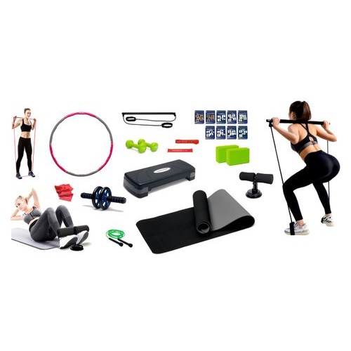                                                                                                                   Home training set for women - 14 machines + 270 exercises