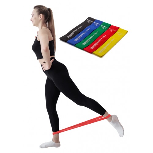 T-PRO resistance band (elastic) 60 cm Heavy Blue