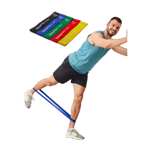 T-PRO resistance band (elastic) 60 cm Heavy Blue