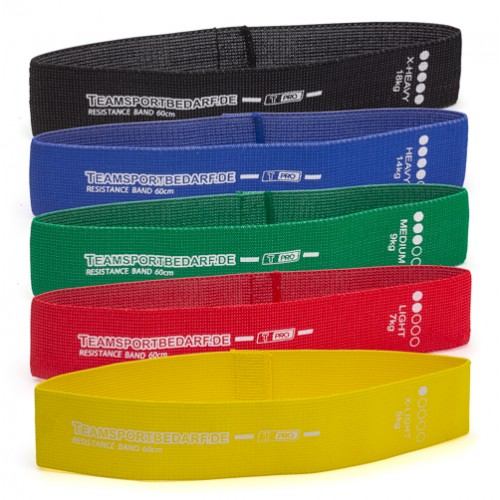 T-PRO resistance band (elastic) 60 cm Heavy Blue