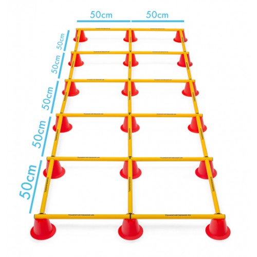 Coordination ladder (46 pieces) - incl. bag