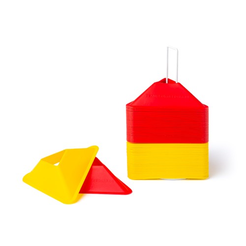 Set of 20 - Arrow-shaped cones