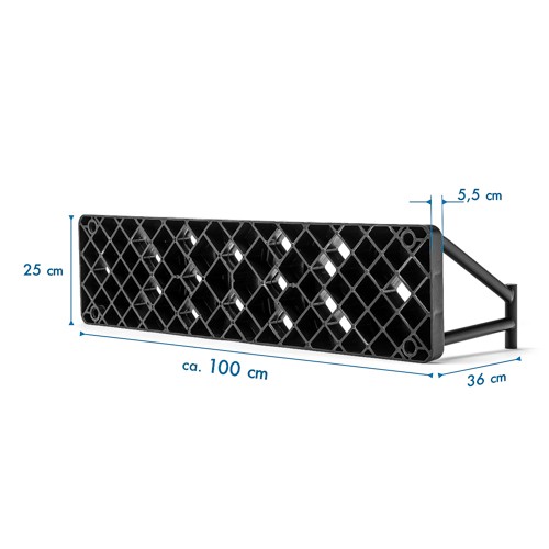 Baffle wall (pass trainer) - dimensions: 100 x 25 cm