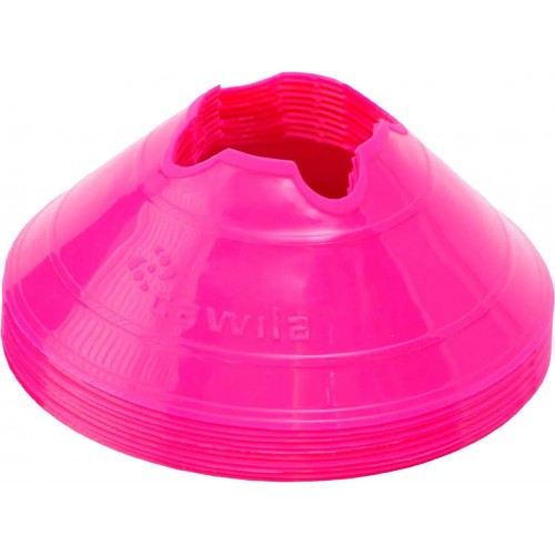 Cawila Marking Hoods M | Set Of 10 | Diameter 20 Cm, Height 6 Cm | Pink