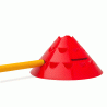 T-PRO Multi Jumbo Hoods ø 30 cm (2 colours) - Set of 10 Red