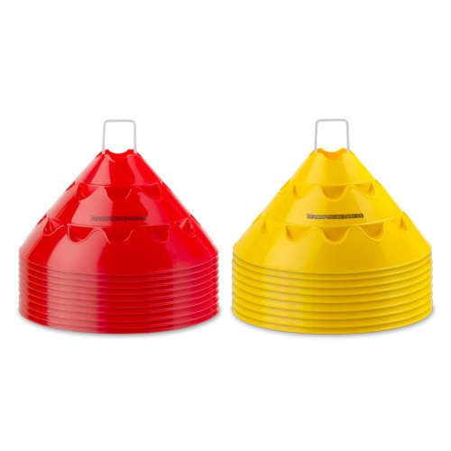 T-PRO Multi Jumbo Hoods ø 30 cm (2 colours) - Set of 10 Red