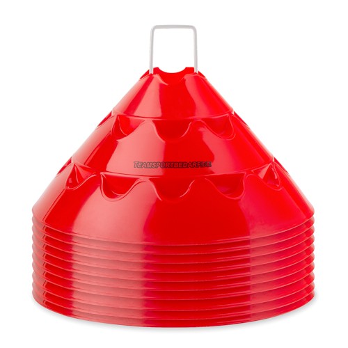 T-PRO Multi Jumbo Hoods ø 30 cm (2 colours) - Set of 10 Red