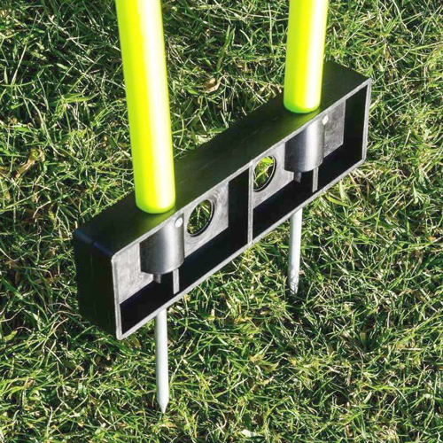Free kick training dummy (children) 120 cm - Color: neon yellow