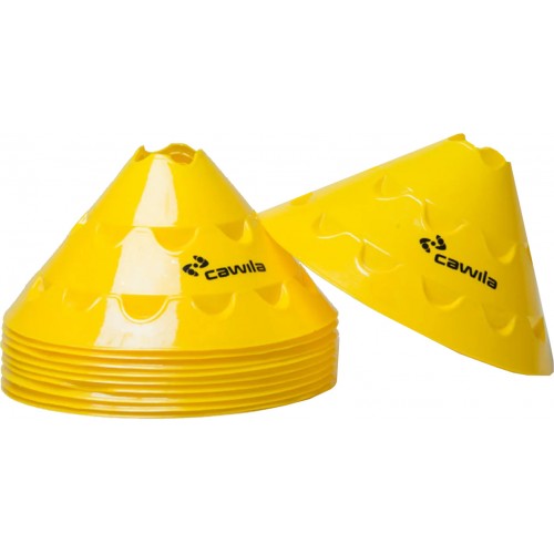 Cawila marking caps MULTI | set of 10 | diameter 30cm, height 15cm | yellow