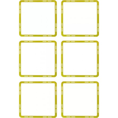 Cawila ACADEMY SQUARE | set of 6 | yellow