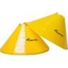 Cawila marking caps L | set of 10 | diameter 30cm, height 15cm | yellow