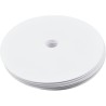 Cawila rubber marking discs set of 10 | non-slip floor markers | 15cm | white