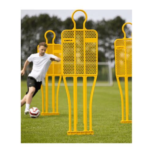 Cawila training dummy ACADEMY 180cm yellow | Free kick dummy made of very robust plastic
