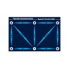 Football footwork & agility training mat - 60x90cm