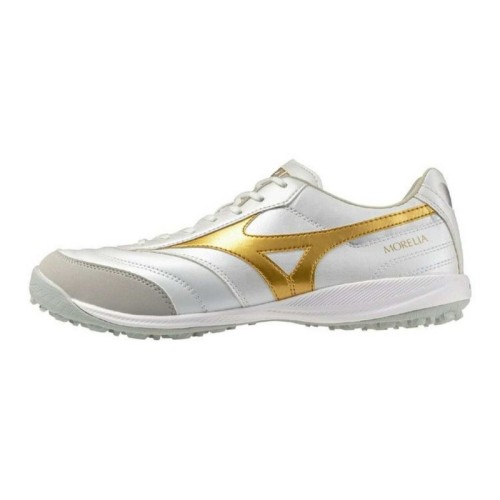 MIZUNO MORELIA SALA PRO TF(U) / White/Football Gold/Galaxy Sil